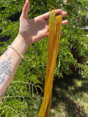 Gold Tinsel Extensions - 20g