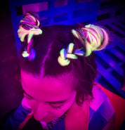 Influence - UV Neon Yellow Braiding Hair
