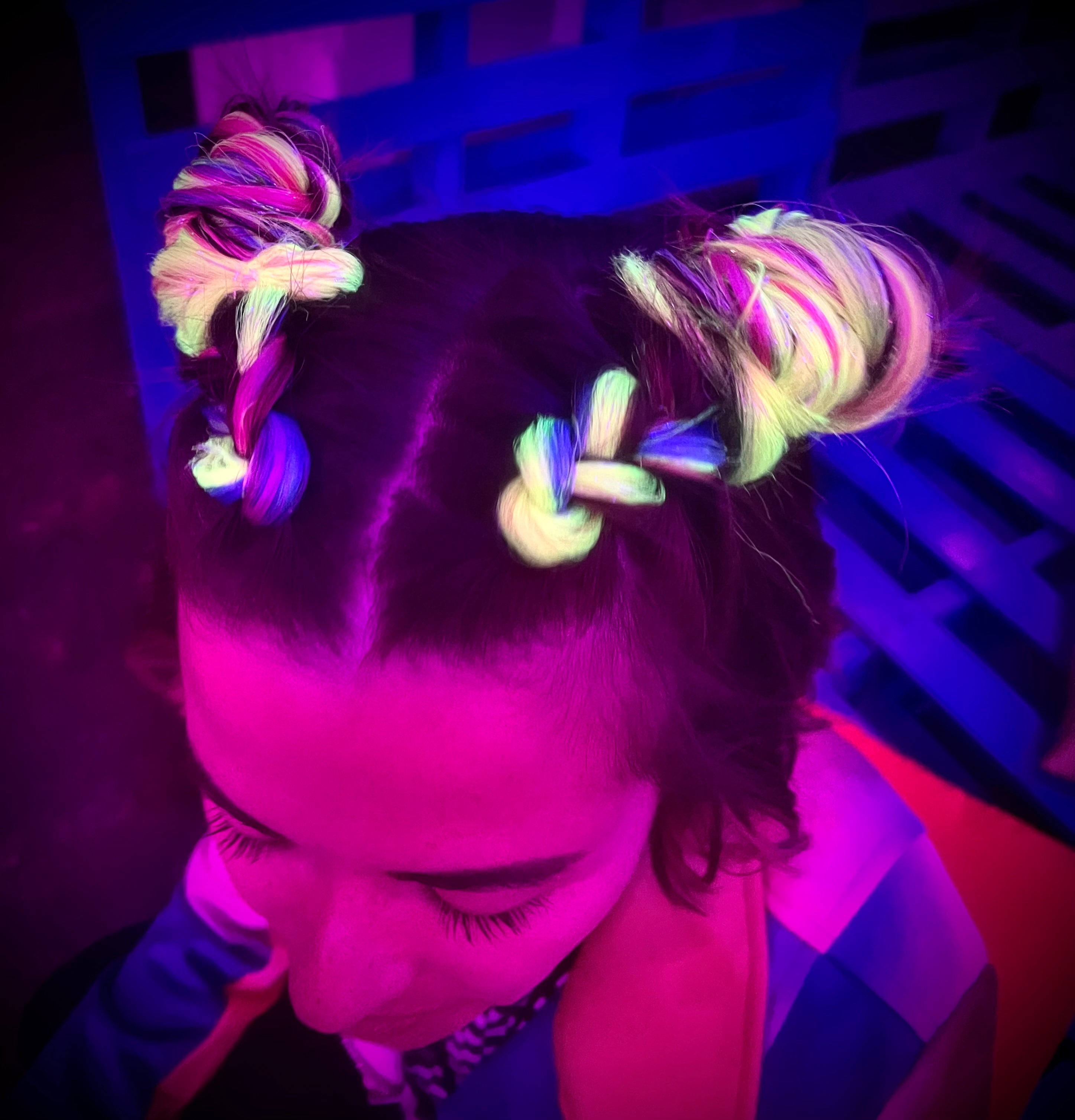 Influence - UV Neon Yellow Braiding Hair