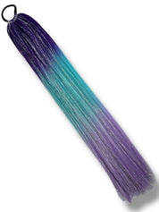 Flavor Burst - Long Ombre Tinsel Ponytail Extension