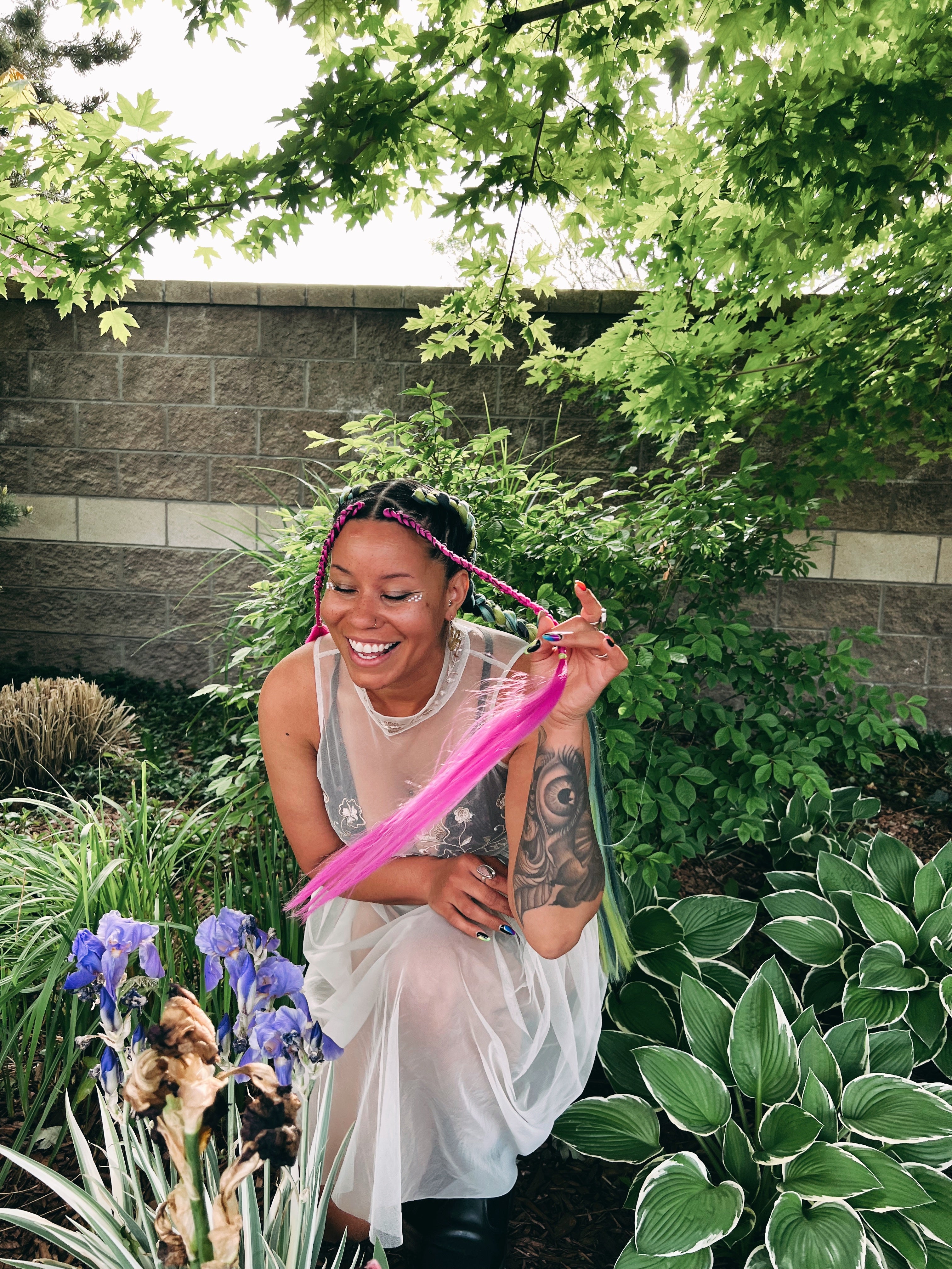 Flora - Magenta Braiding Hair