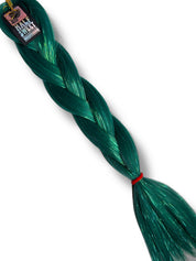 Frog Rock - Deep Green Tinsel Braiding Hair