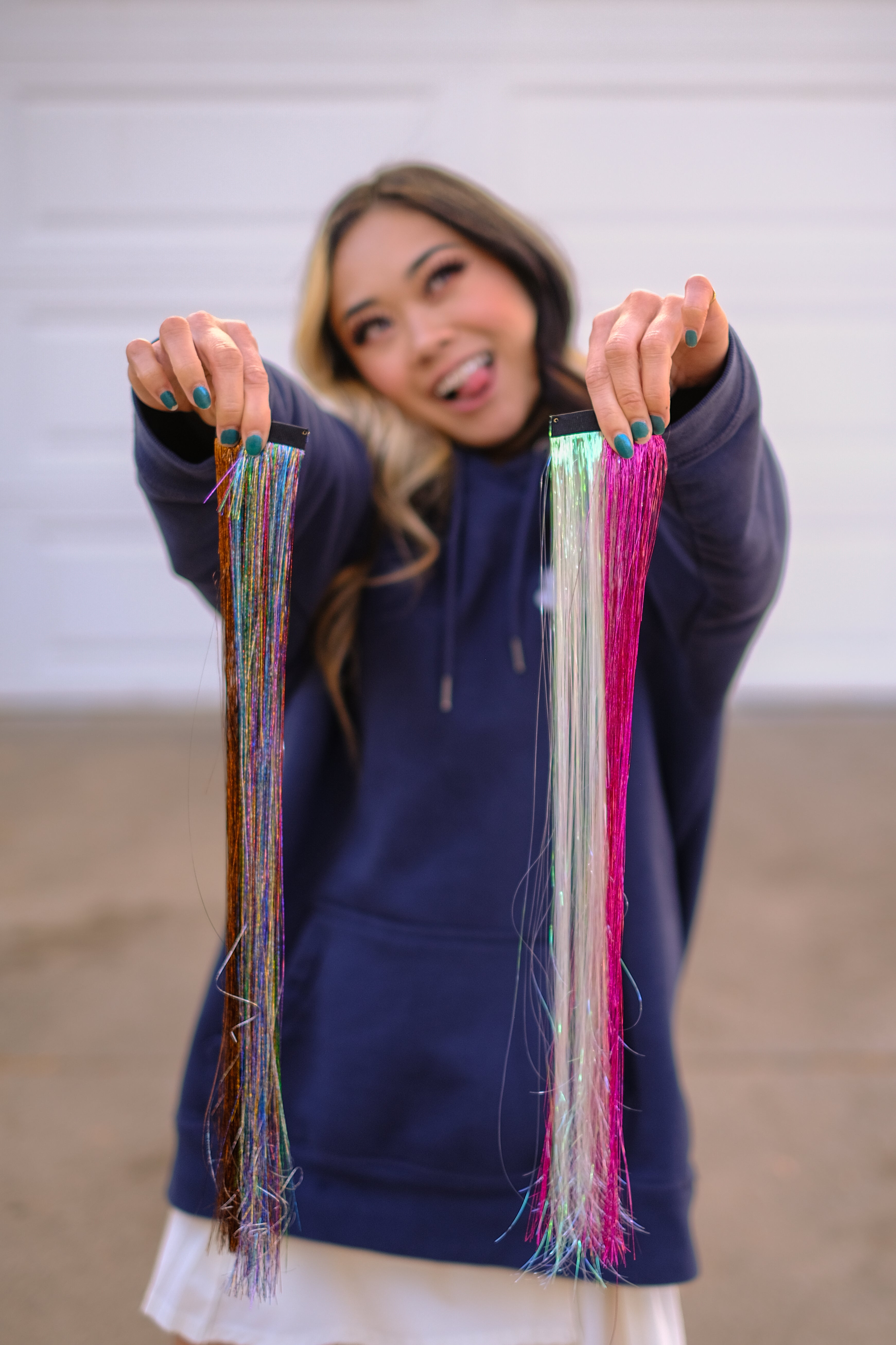 Mystery Clip-In Tinsel 4 Pack