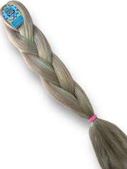 High Tech - Silver Tinsel Braiding Hair