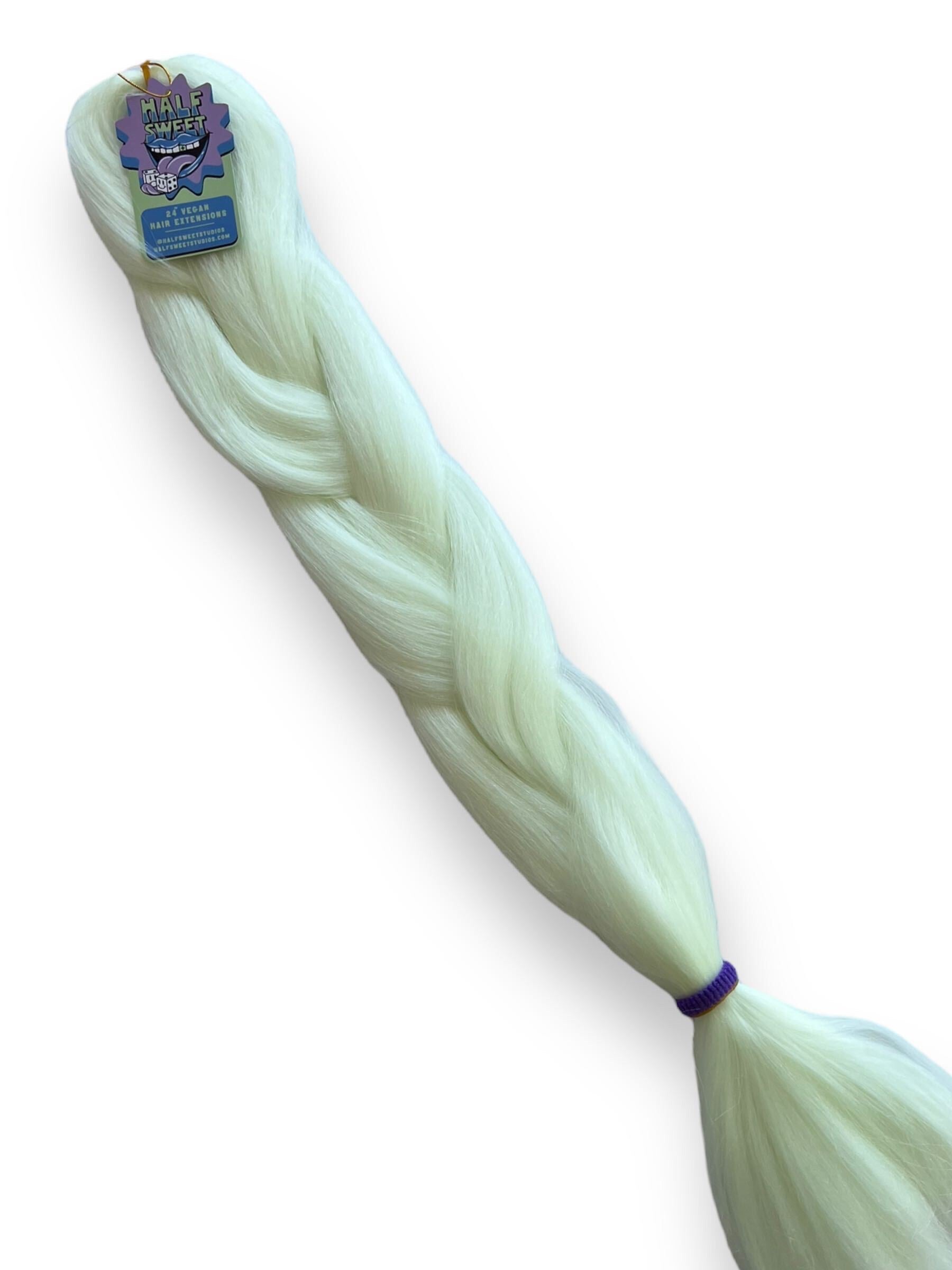 Magician - White Glow In The Dark Braiding Hair