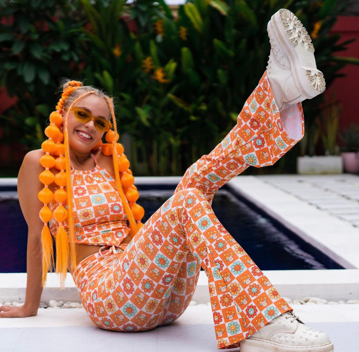 Atomic Clementine - Orange Braiding Hair