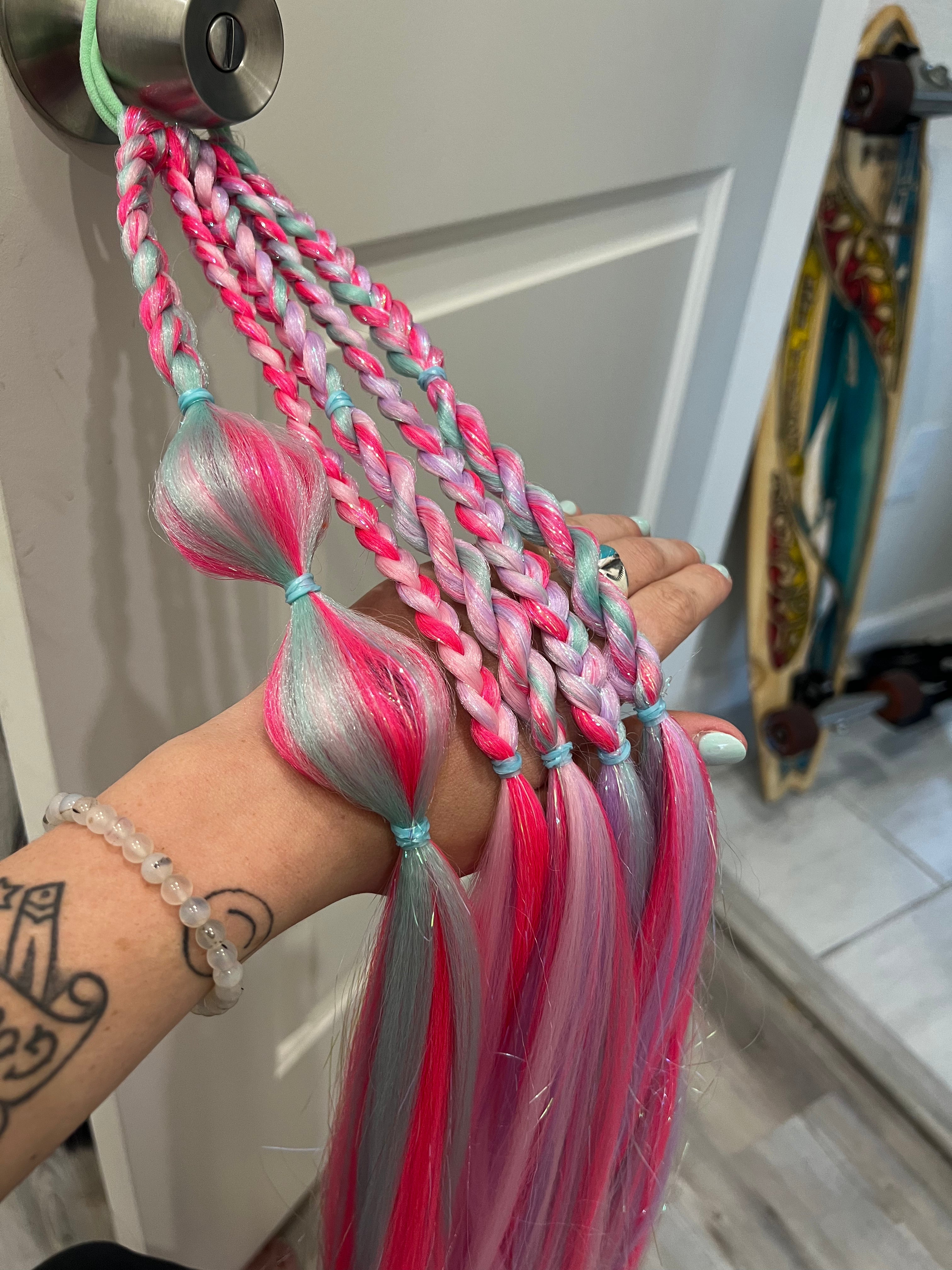 Mystic - Seafoam Green Braiding Hair