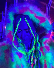 Influence - UV Neon Yellow Braiding Hair