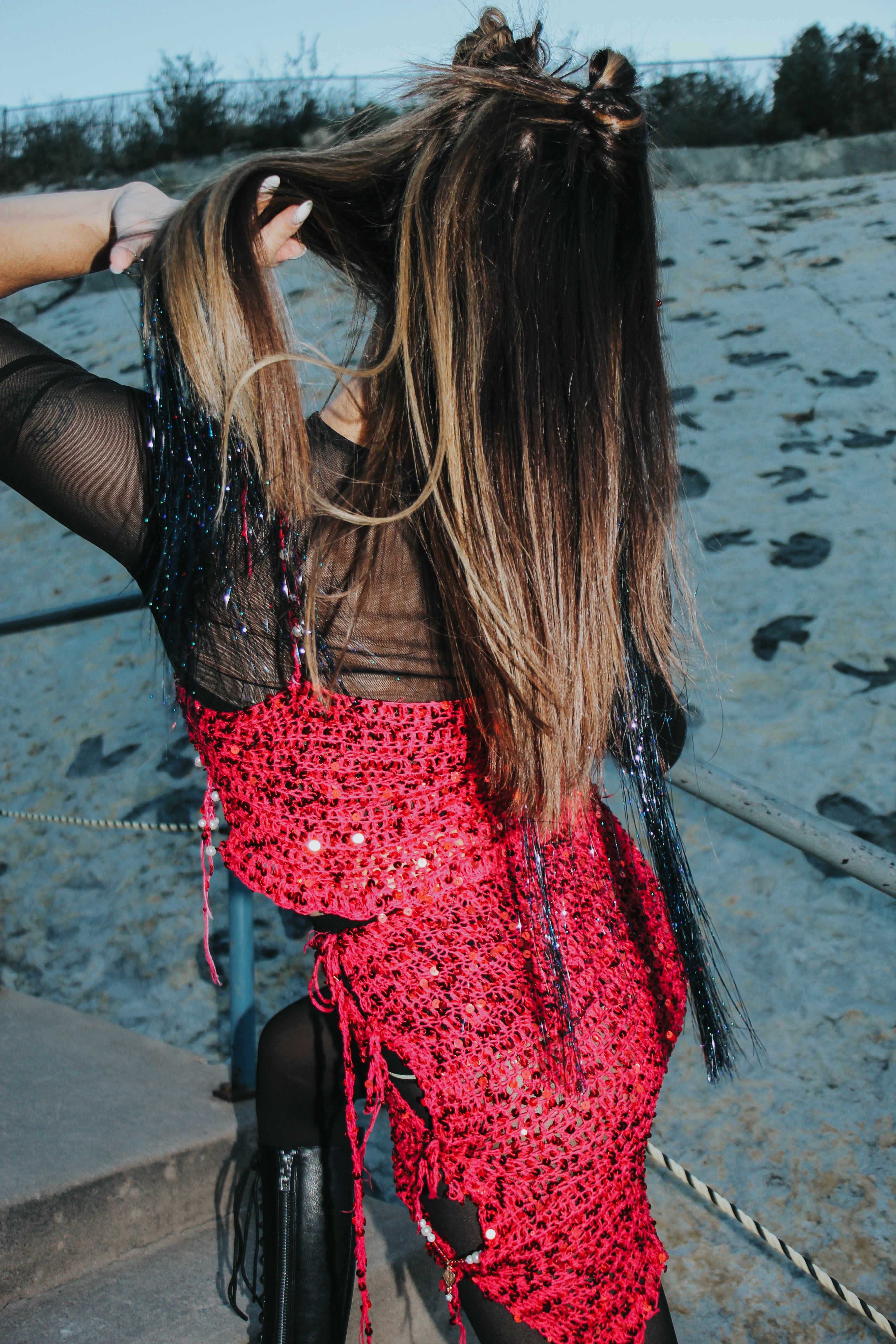 Mystery Clip-In Tinsel 4 Pack