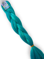 Place To Be - Teal Tinsel Braiding Hair
