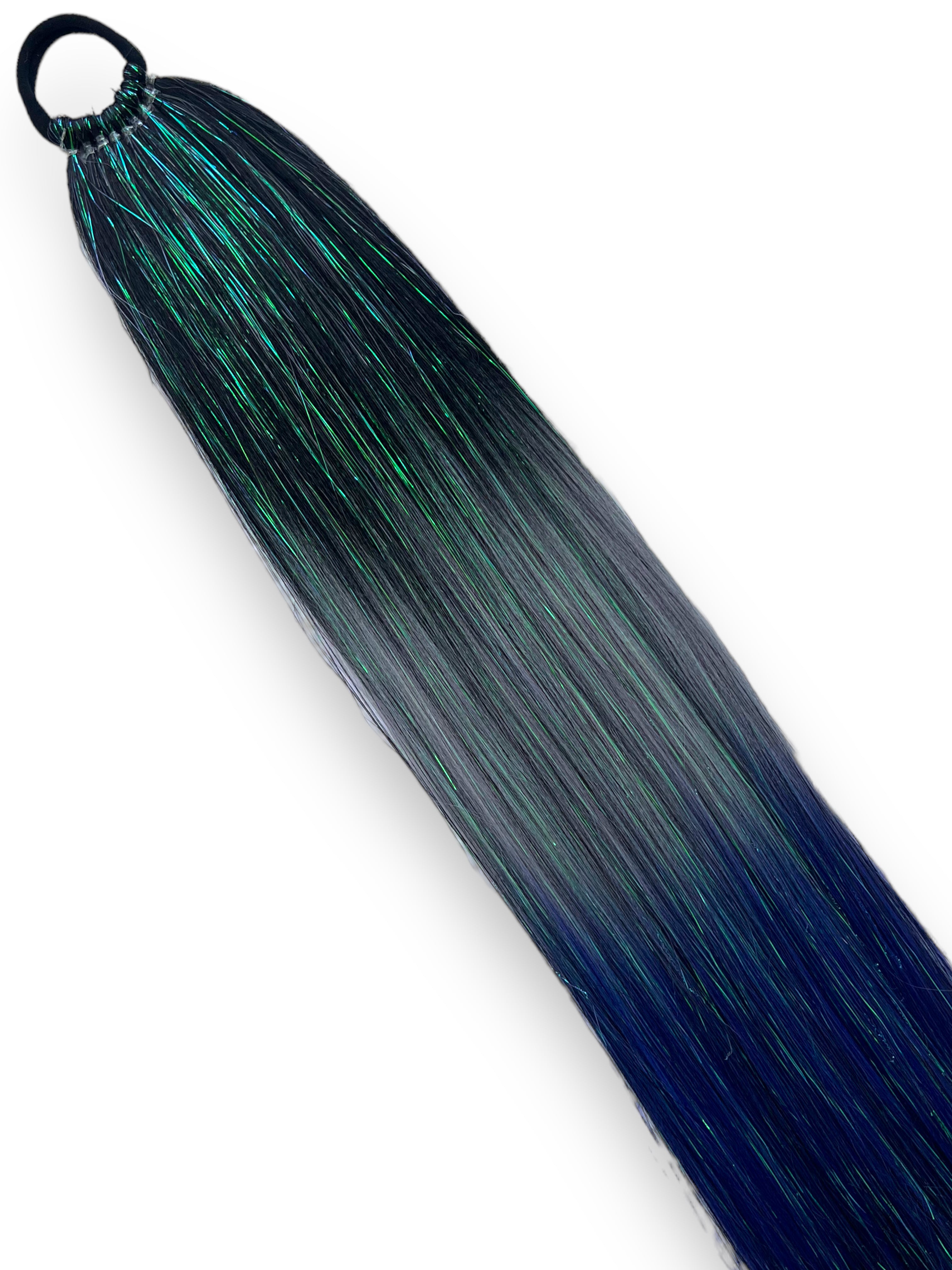 Welton - Long Ombre Tinsel Ponytail Extension