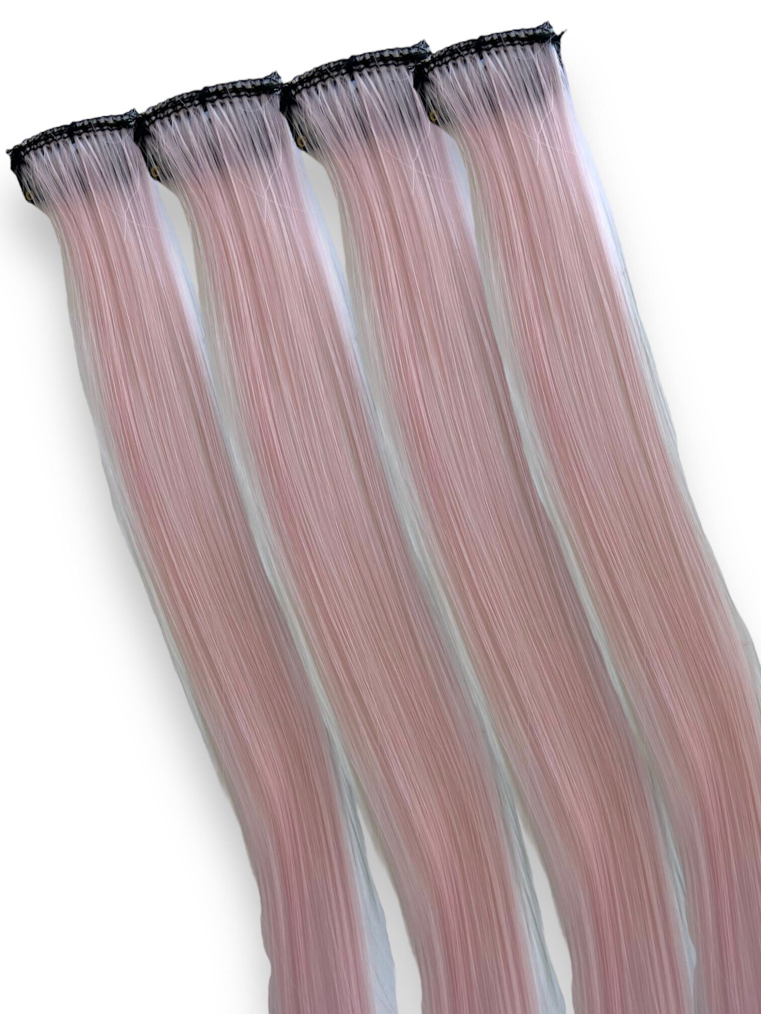 pink hair clip ins near me