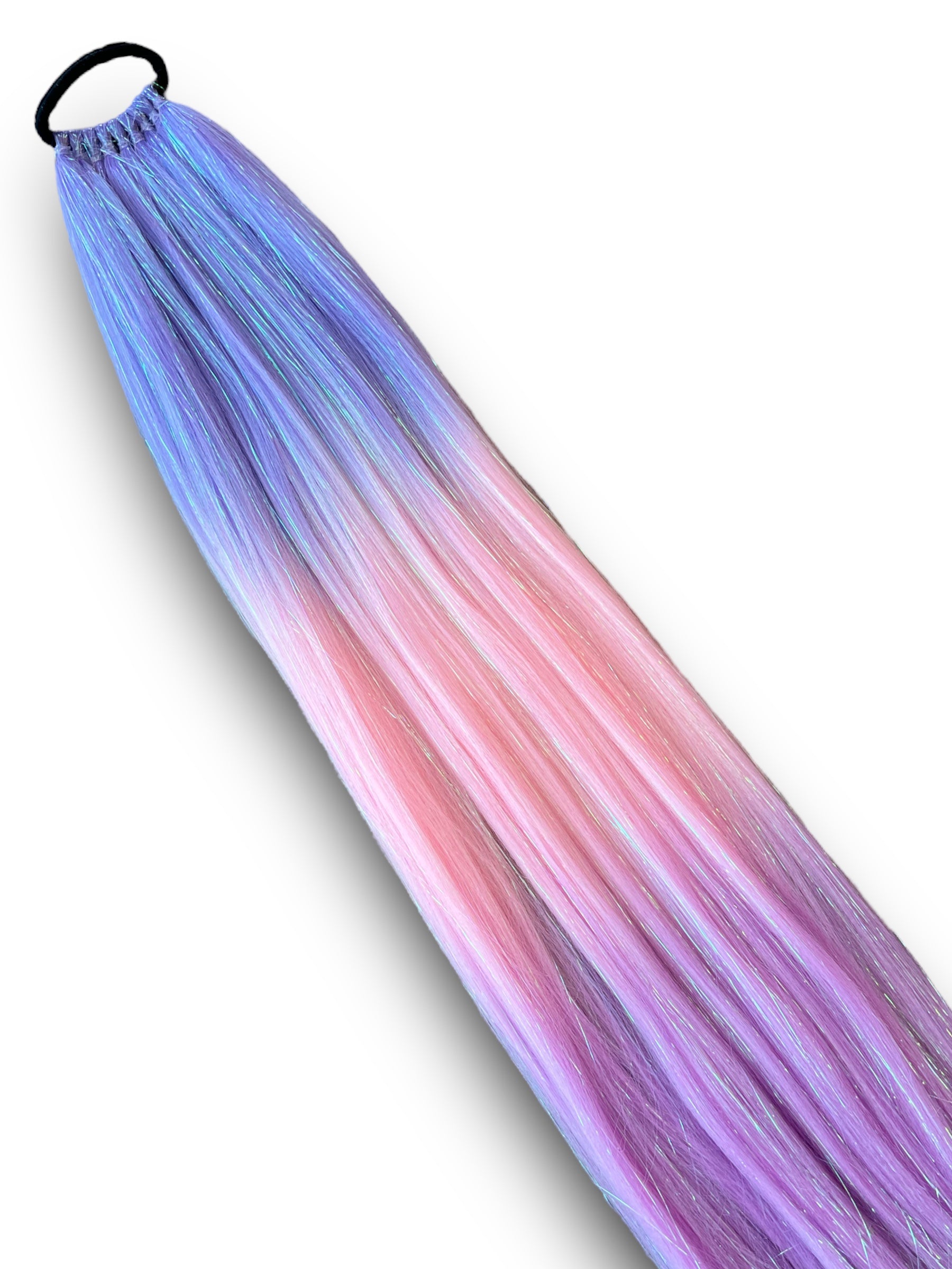 Crypt  - Long Ombre Tinsel Ponytail Extension