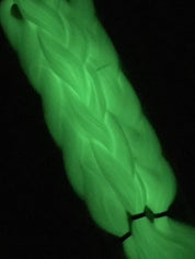 Magician - White Glow In The Dark Braiding Hair