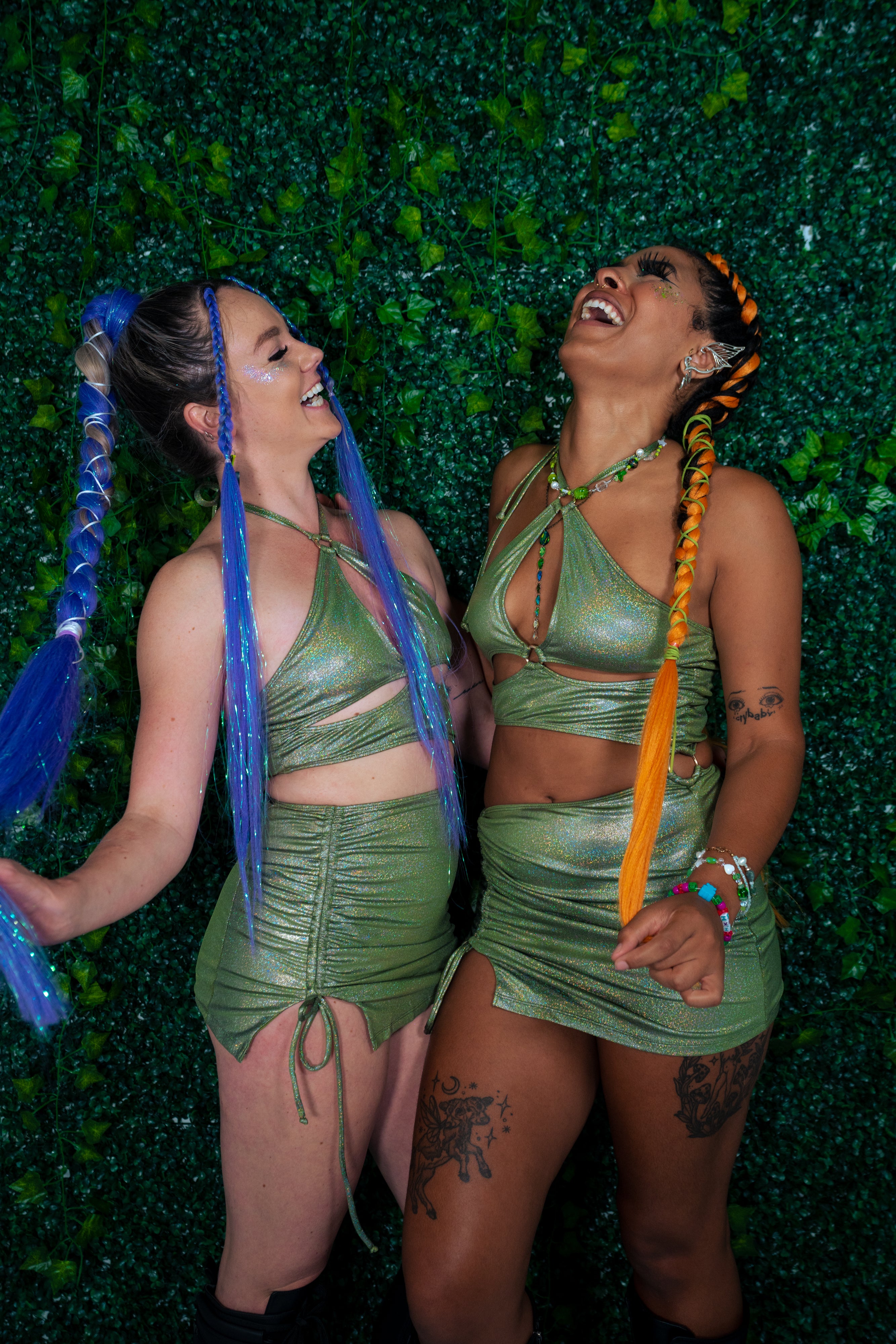 Grape Vape - Purple Tinsel Braiding Hair