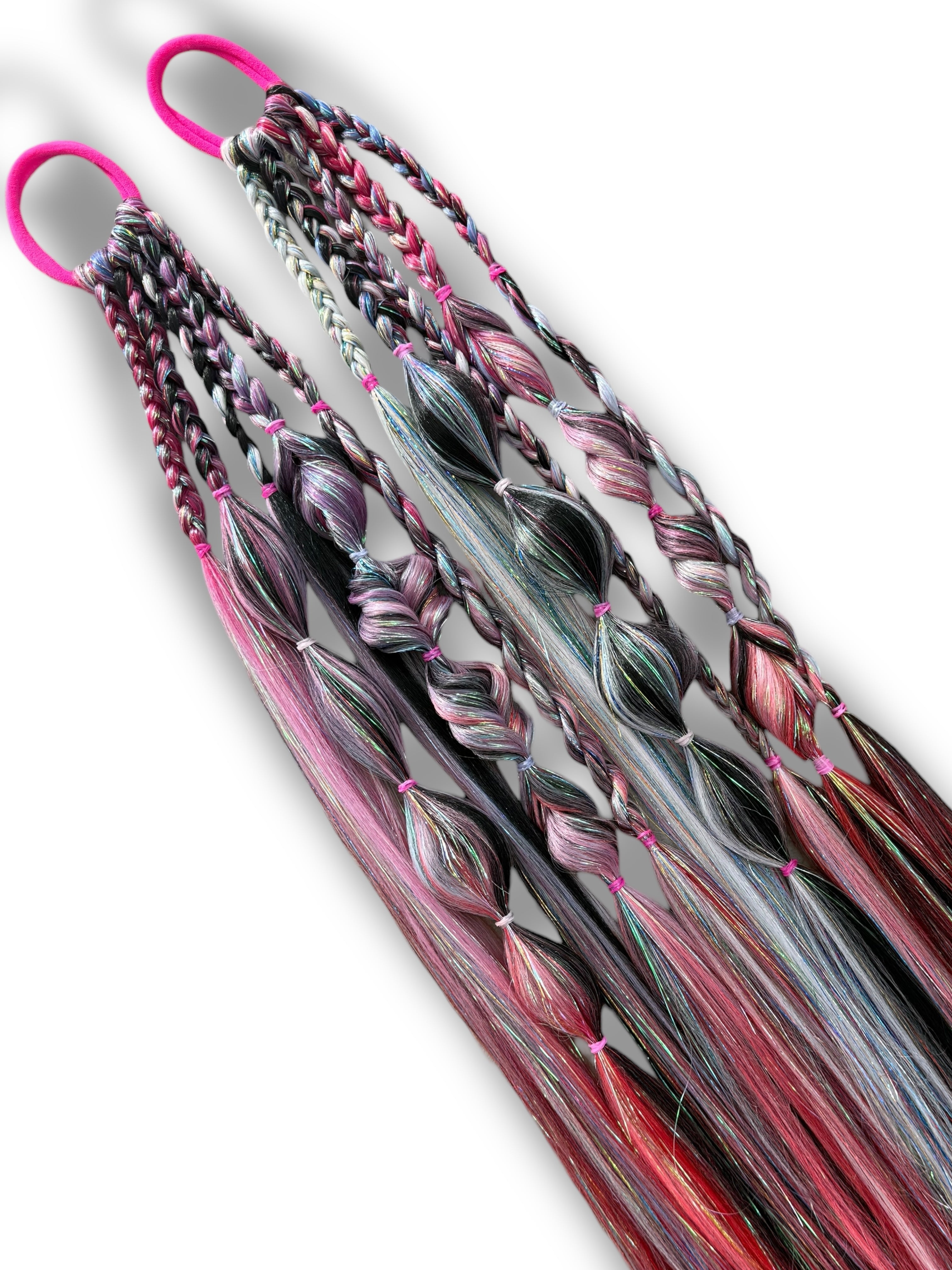 Magnet Heart - Tie-In Braid Extension Set