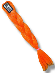 Atomic Clementine - Orange Tinsel Braiding Hair