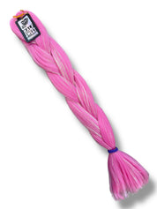 Shortcake - Candy Pink Tinsel Braiding Hair