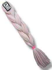 Blossom - Icy Peach Tinsel Braiding Hair