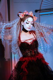 Disco - Silver with Rainbow Tinsel Curly Hair