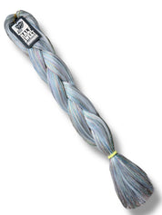 Disco - Silver with Rainbow Tinsel Braiding Hair