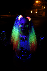 Fast & Left - Ombré Tinsel Curly Hair