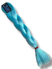Gen Z - Icy Blue Tinsel Braiding Hair