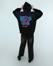 "Sweet As Can Be" Potassium Black Zip-Up (Distressed)