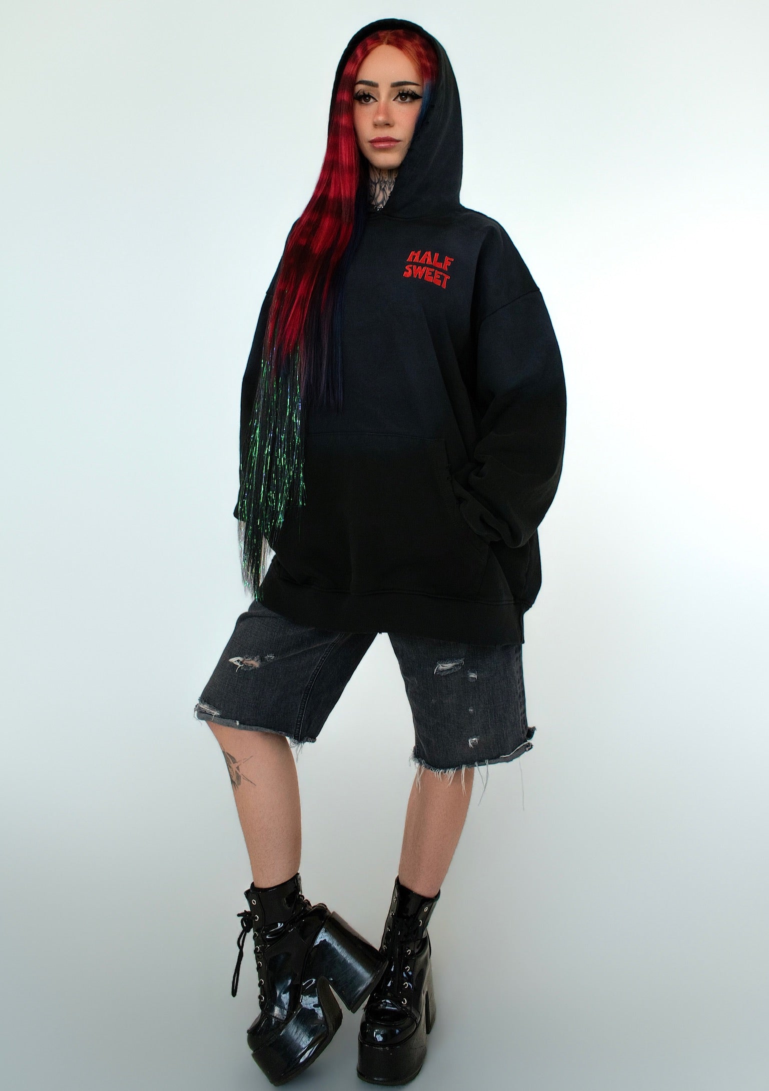 "Sweet As Can Be" Potassium Black Pullover (Distressed)