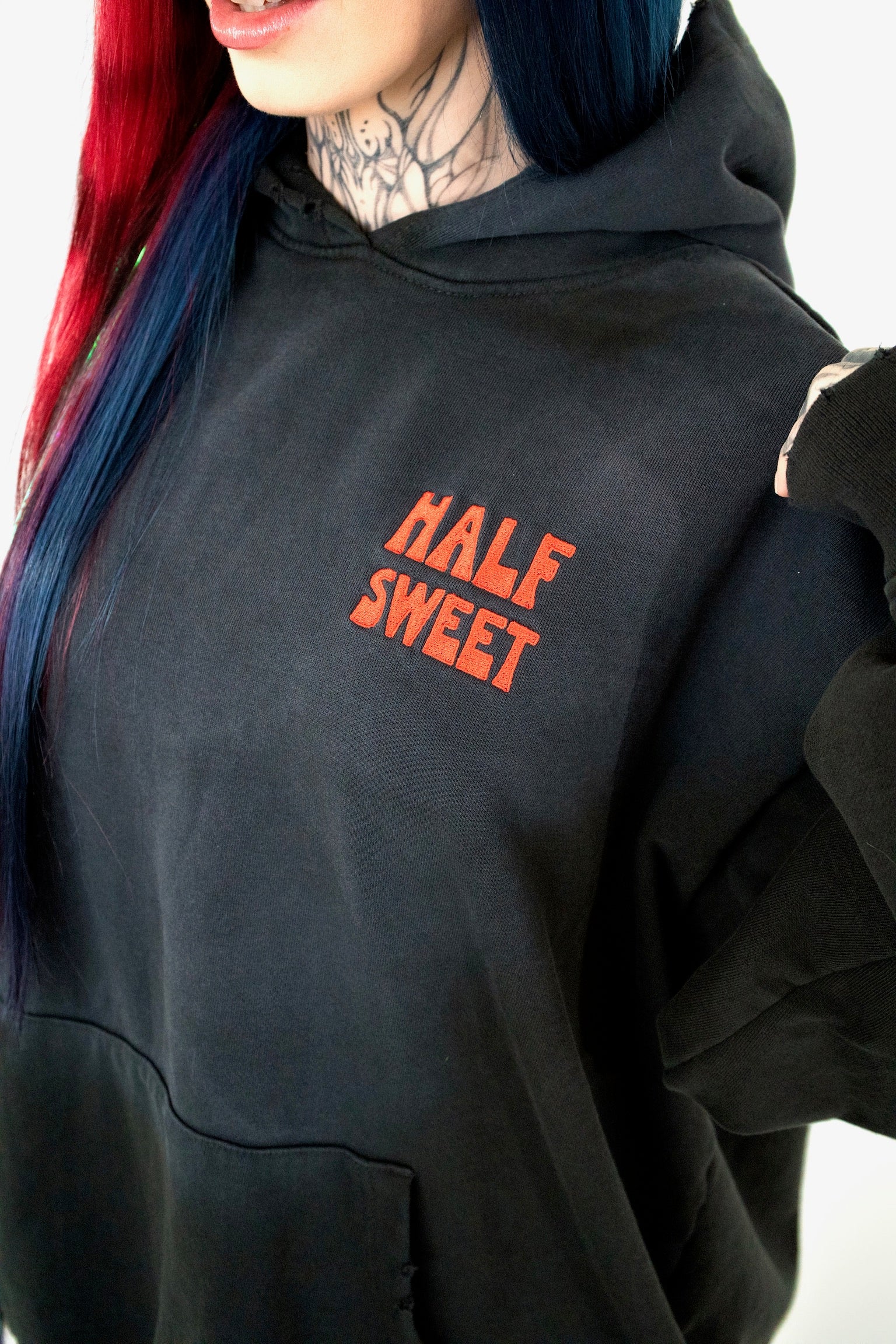 "Sweet As Can Be" Potassium Black Pullover (Distressed)