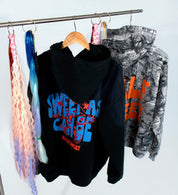 "Sweet As Can Be" Potassium Black Zip-Up (Distressed)