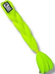 Influence - UV Neon Yellow Tinsel Braiding Hair