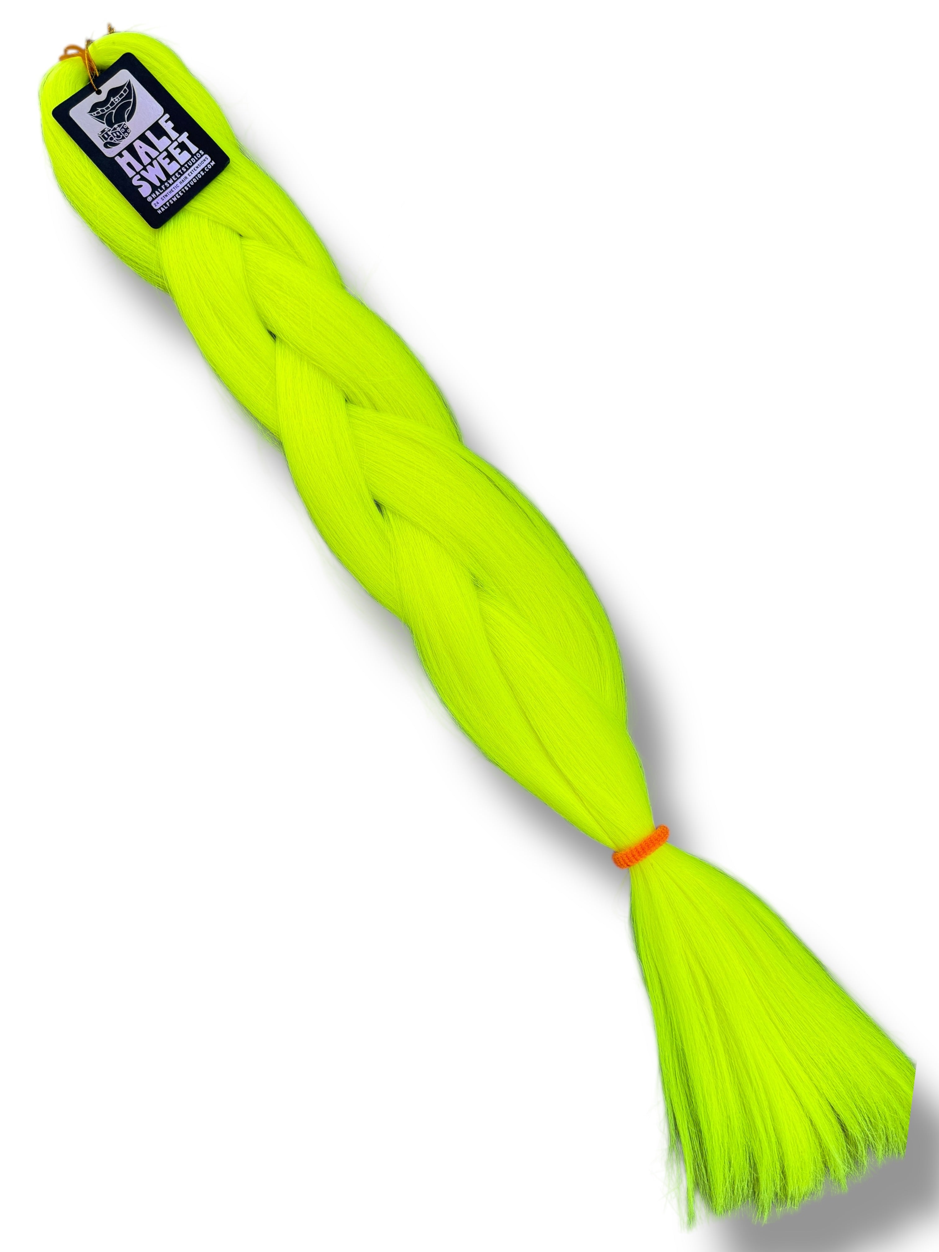 Influence - UV Neon Yellow Braiding Hair