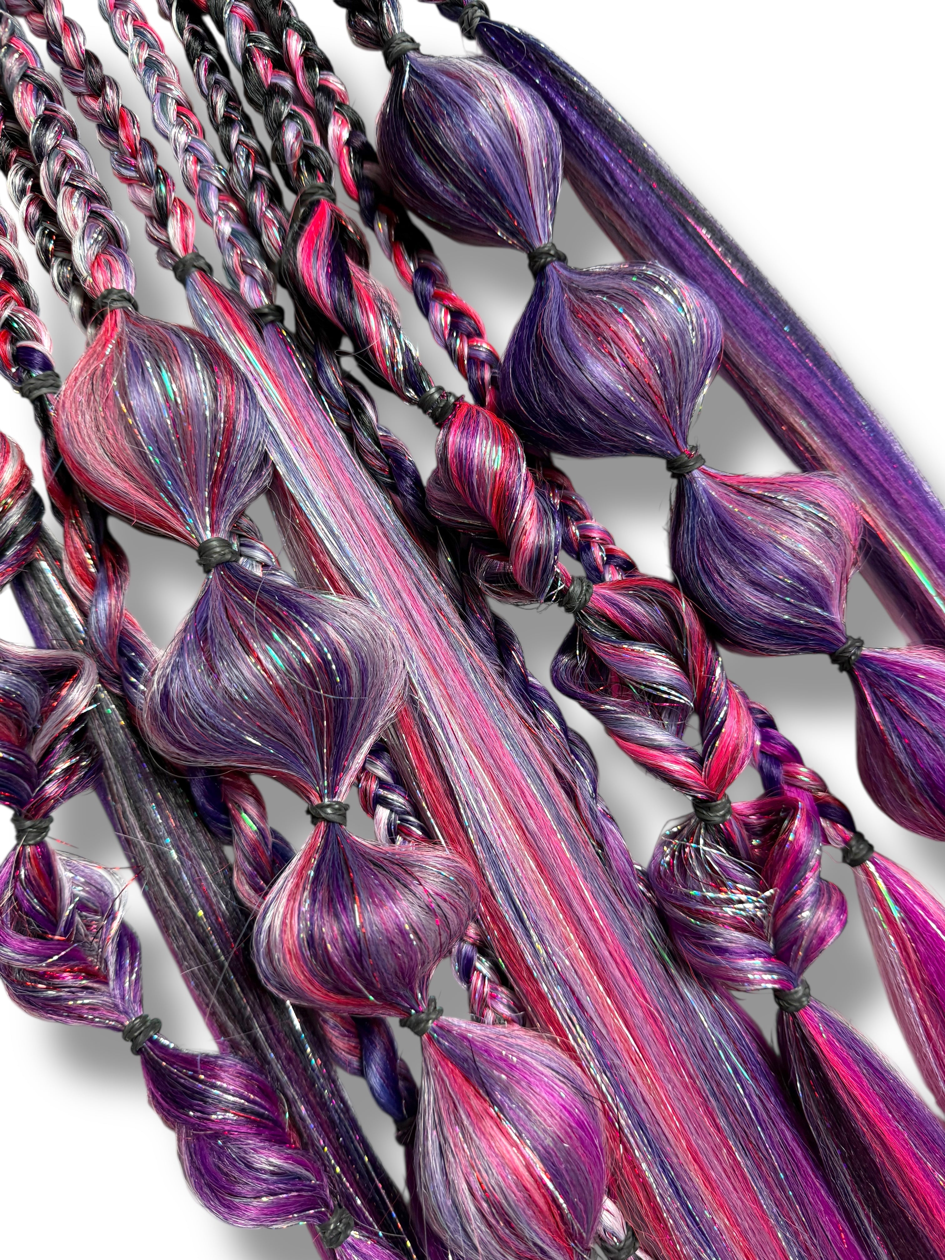 Jurassic Gem - Tie-In Braid Extension Set (+FREE CHARMS)