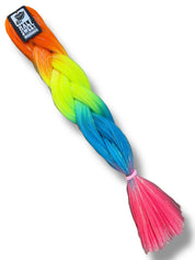 Luna - Rainbow Tinsel Braiding Hair