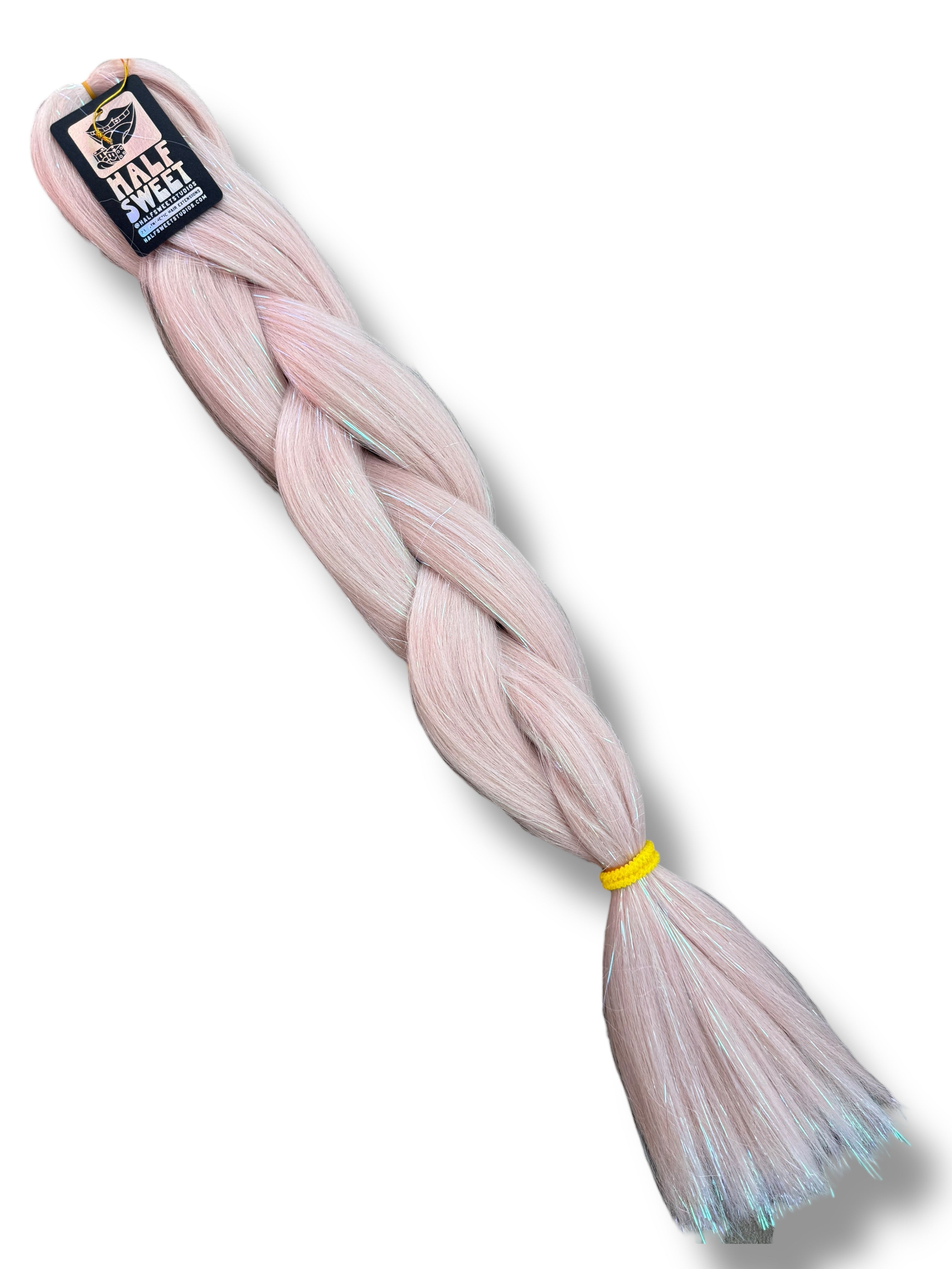 Millennial - Rose Gold Tinsel Braiding Hair