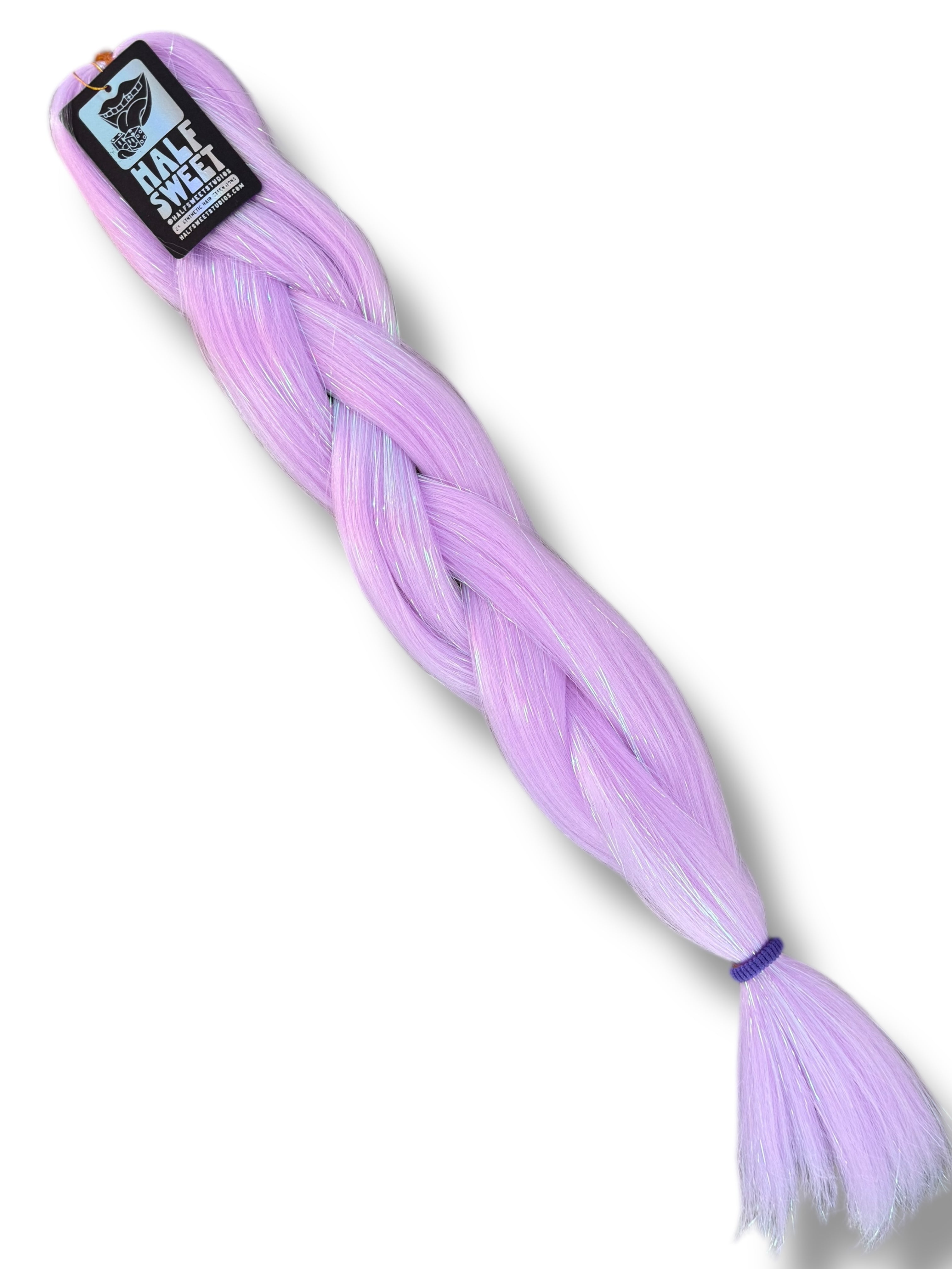 No Collabs - Lilac Tinsel Braiding Hair