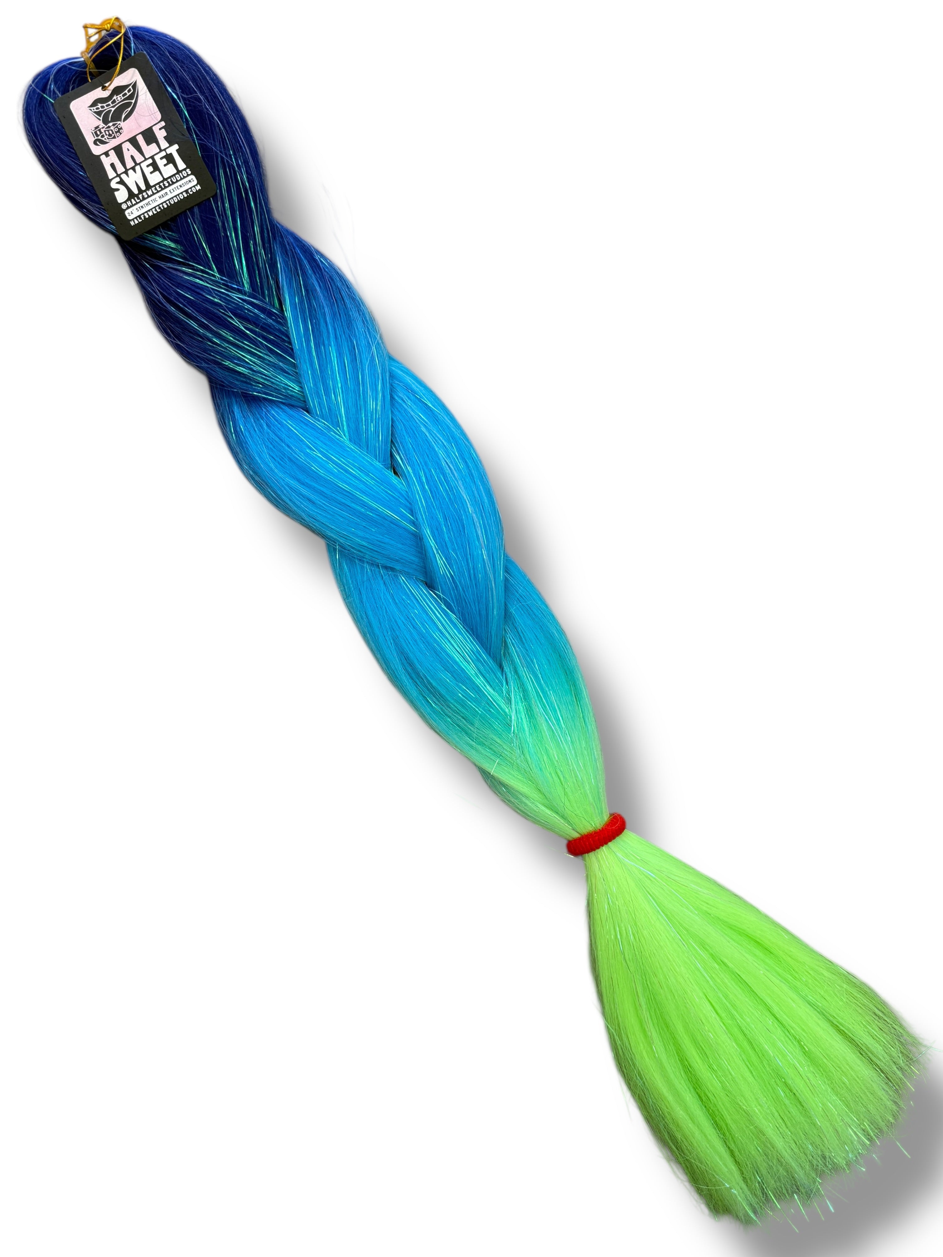 Not Your Mermaid - UV Ombré Tinsel Braiding Hair