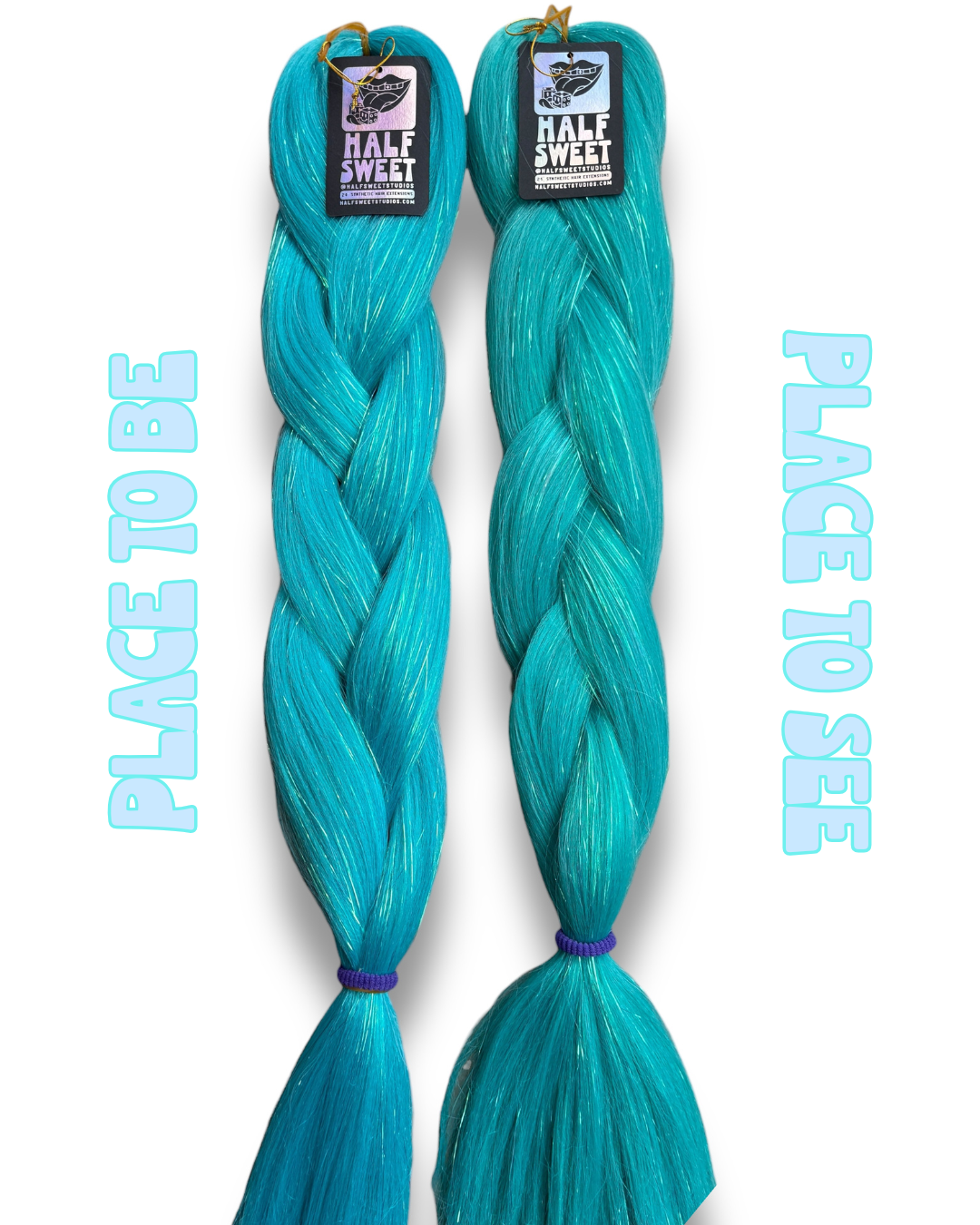 Place To SEE - Teal-ish Braiding Hair