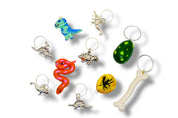 Hand Painted & Silver Dino Charm Mystery 10 Pack