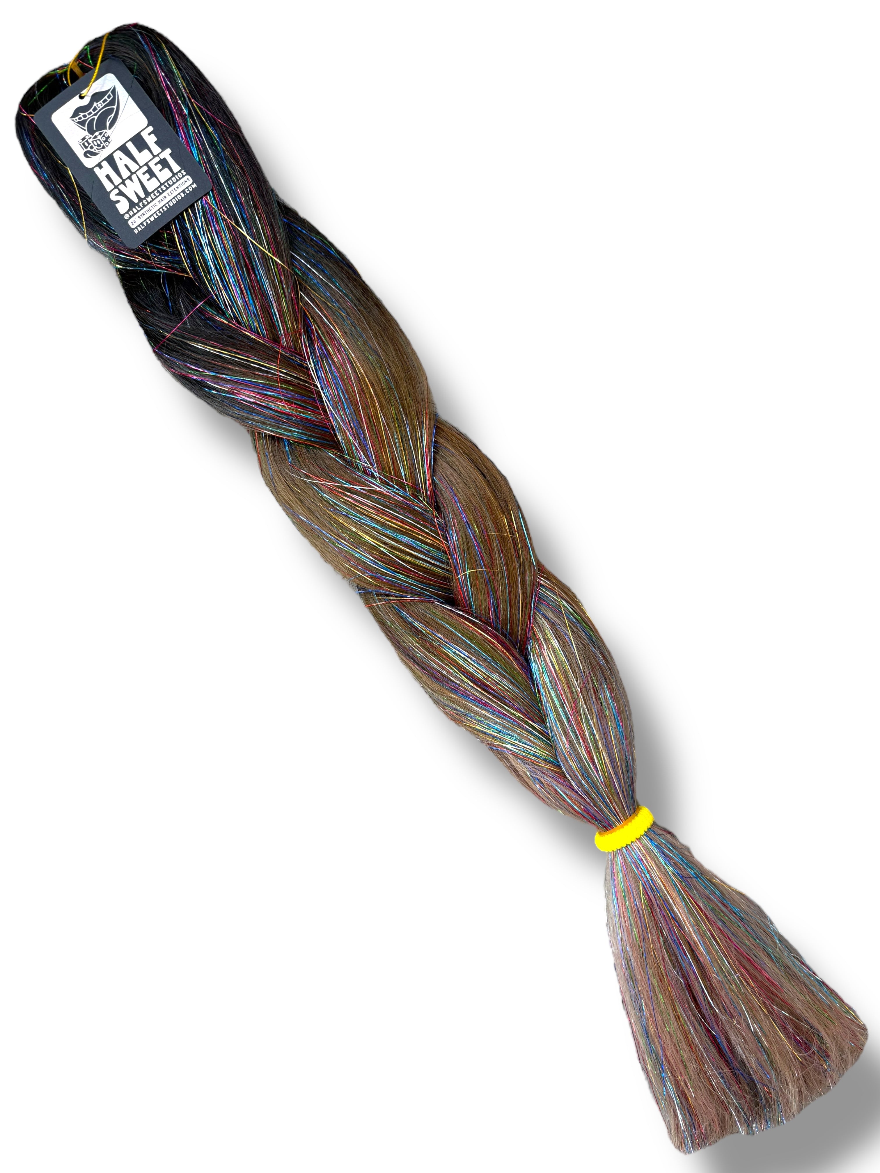 Raven - Tinsel Ombré Braiding Hair