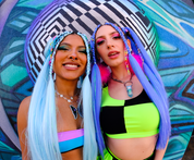 Gen Z - Icy Blue Tinsel Braiding Hair