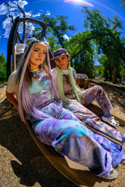 She Was a Fairy - Purple Tinsel Braiding Hair