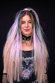 Afterglow - Ombré Tinsel Braiding Hair