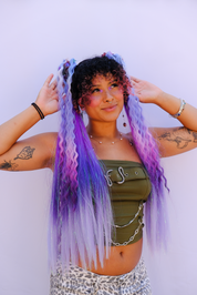 Let Us Laugh - Ombré Tinsel Braiding Hair