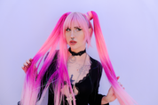Delirium - Ombré Tinsel Braiding Hair