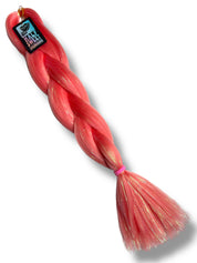 Sheet Freak - Peach Tinsel Braiding Hair