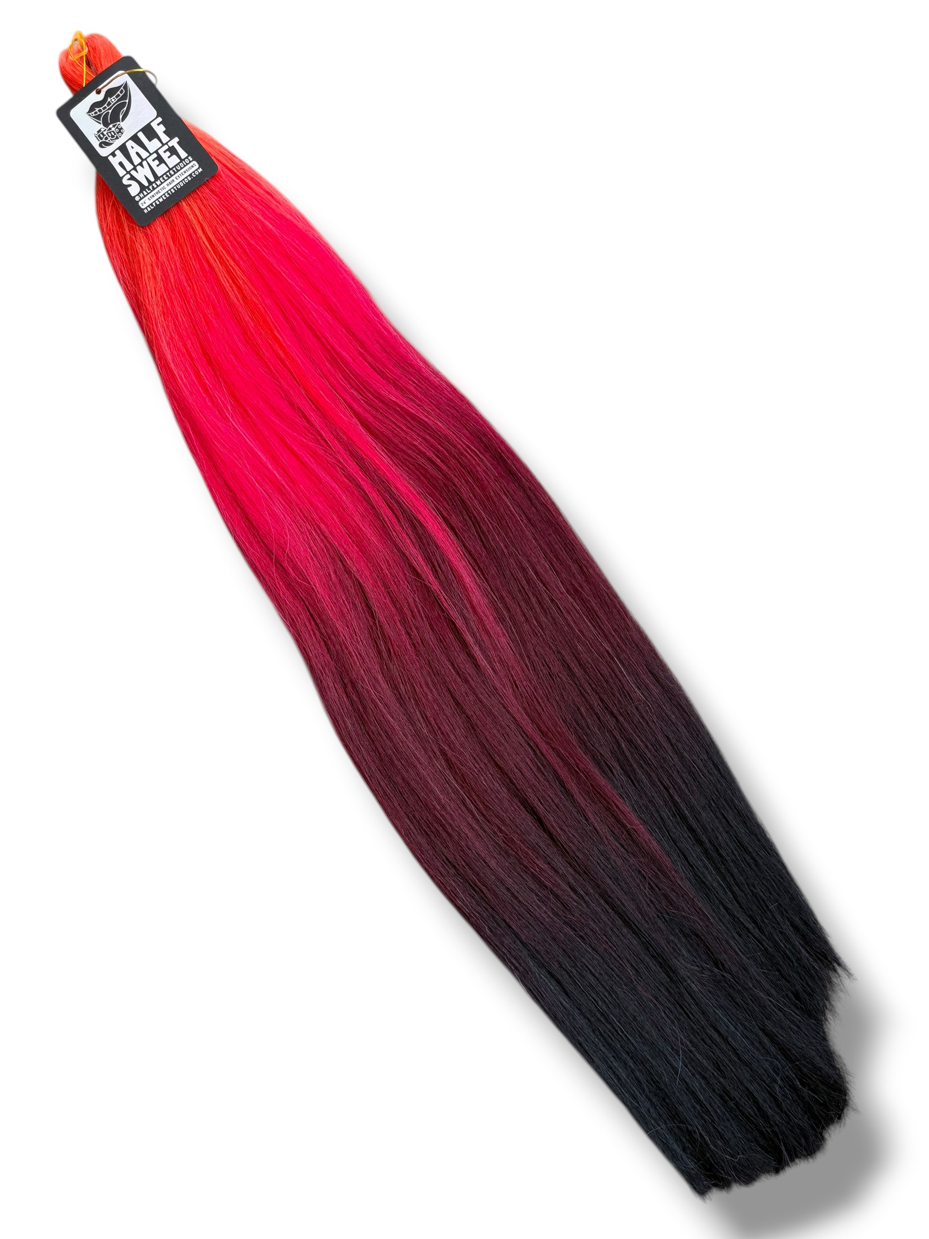 Solar Flare - Pink & Orange Super Premium Ombré Braiding Hair