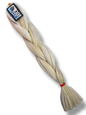 Sonny - White with Gold Tinsel Braiding Hair