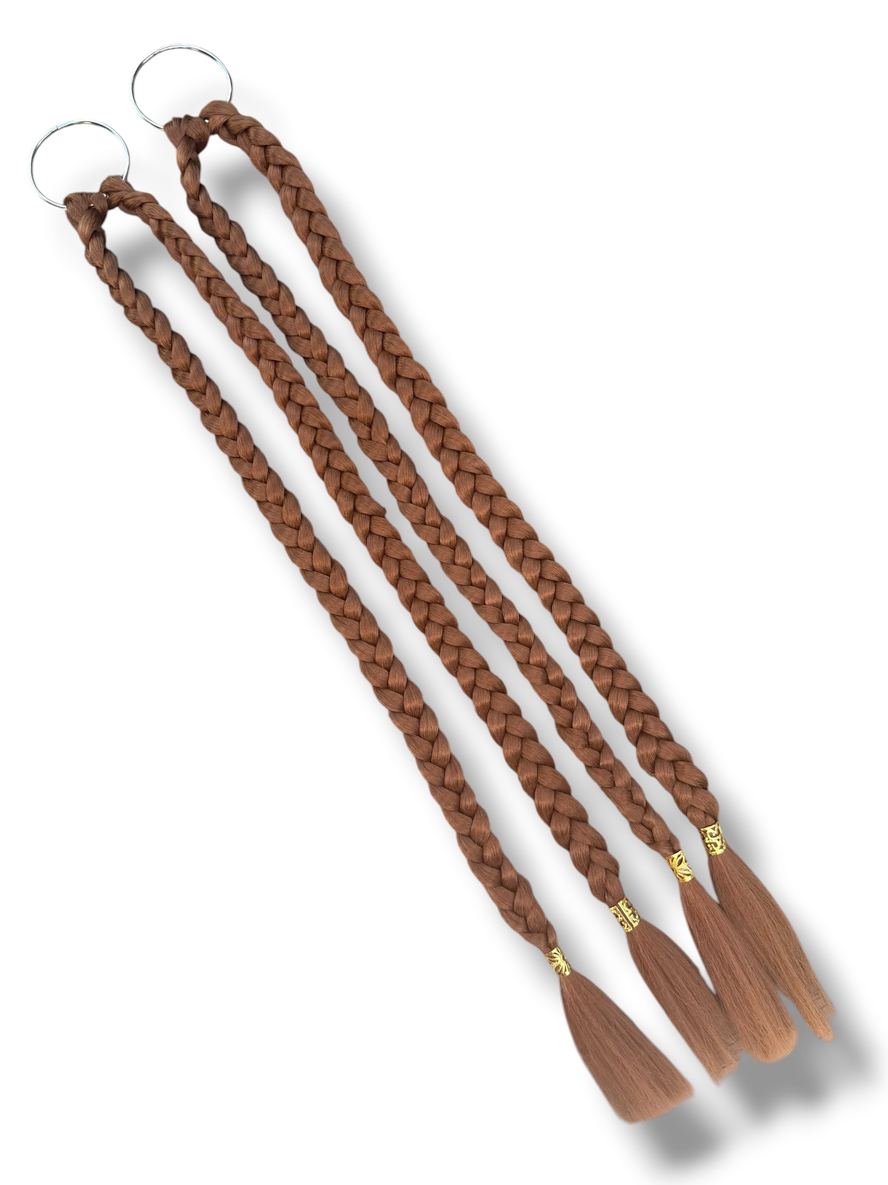 Tall Dark & Ginger - Clip On Festival Braid Extension Set